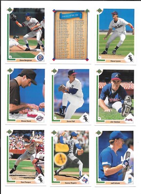 1991 Upper Deck Baseball Trading Cards  / Choose #s 601 - 800 + inserts / mb36