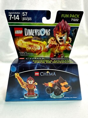 Lego Dimensions Laval Fun Pack Legends of Chima Mighty Lion Rider 71222 New 