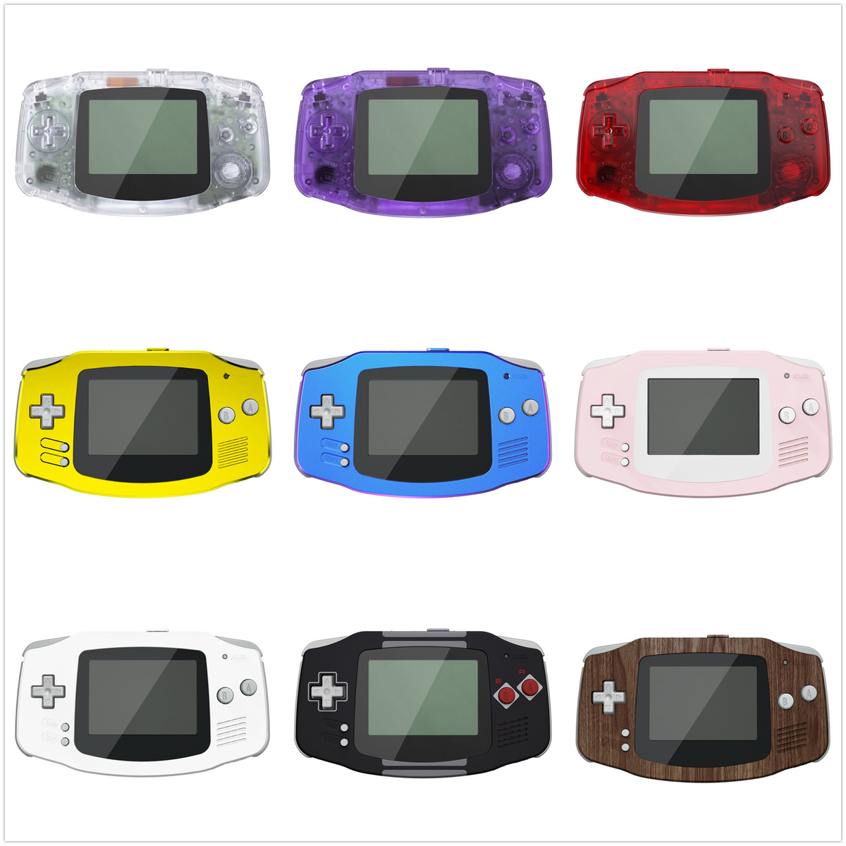 Gba Shell Gameboy Advance All Colors Game Boy Color Machined