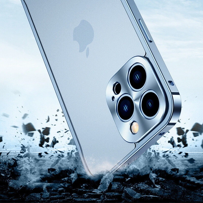For iPhone 14 13 12 11 Pro Max Shockproof Case Alloy Camera Lens Protector Cover - Image 3 of 4