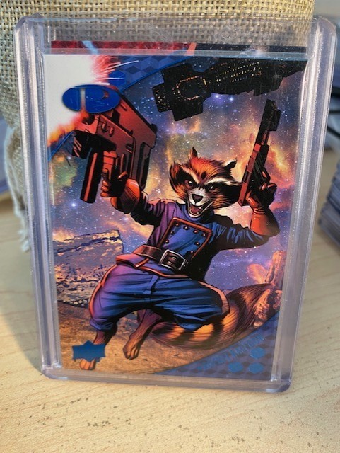 2017 Marvel Premier Blue Rocket Raccoon 50/50