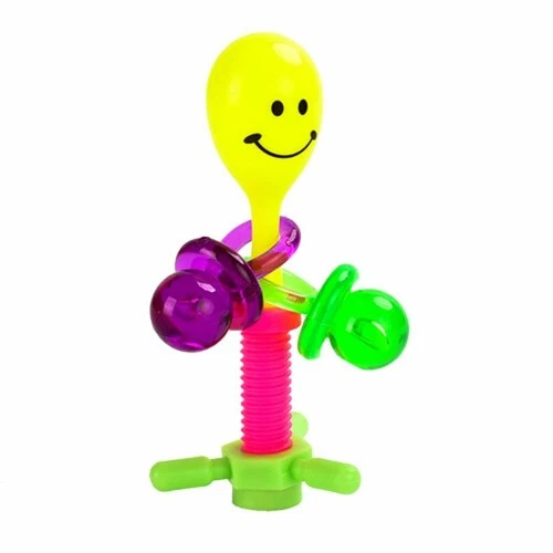 2256 Smiley Spinner Foot Talon Cage Bonka Bird Toys Plastic Durable Pet Toy - Picture 2 of 2