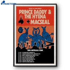 Prince Daddy Hyena Macseal Australia Tour 2026 Poster Reprint Wall Art