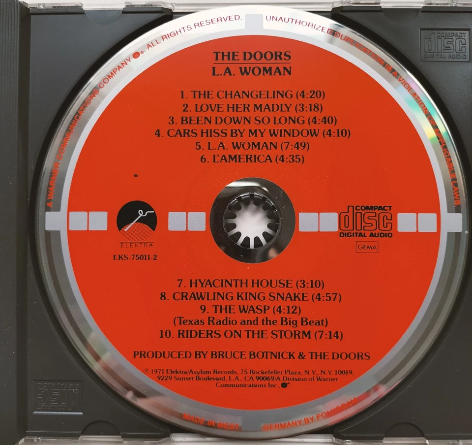THE DOORS L.A. Woman CD West Germany TARGET Jim Morrison Rolling Stones Nico - Bild 2 von 4