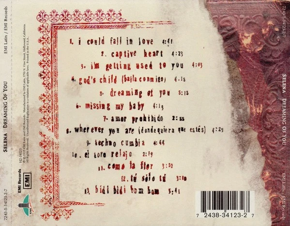 Selena - Dreaming Of You - CD Album - Bild 2 von 4
