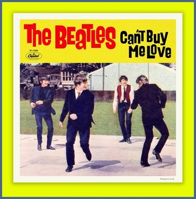 The Beatles- Can t Buy Me Love #2- 45 Pic Sleeve - No Record - Colored Vinyl