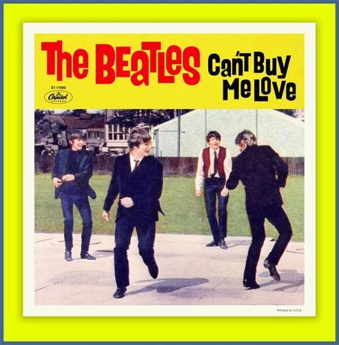 The Beatles- Can’t Buy Me Love #2- 45 Pic Sleeve - No Record - Colored Vinyl