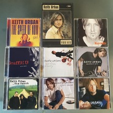 KEITH URBAN 9 LOT: Speed Now, Ripcord, Gravity, Graffiti U, Hits, Ranch, DVD+