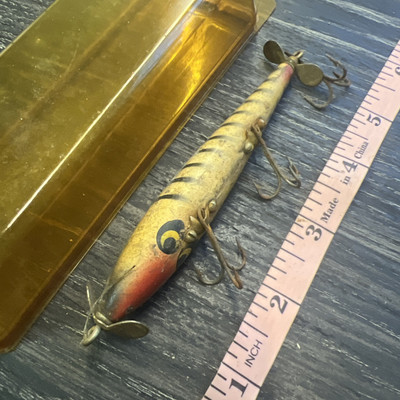 Leurre De Pêche Vintage Smithwick Devil's Horse - Bois Flottant - Brochet/muskie - 1969