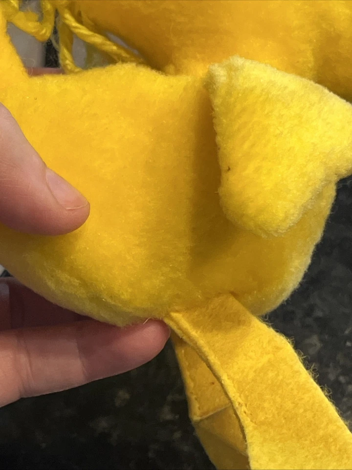 Vintage 8” Woodstock & Snoopy Beanbag Plush Peanuts Knickerbocker + First Kiss - Image 4 of 4