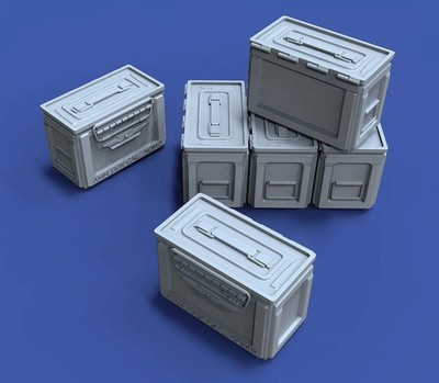 Royal Model RM1018 - 1:16 U.S. 50 Cal. Ammo Boxes - Zubehör - Neu