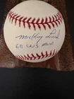 MICKEY LOLICH OF THE DETROIT TIGERS WORLD SERIES MVP IN 1968 SIGNED BASEBALL.