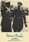 Hans Baur signed photo. WW1 flying Ace & Personal Pilot to A Hitler