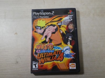 Naruto Shippuden Ultimate Ninja 4 Sony Playstation 2 Case and Manual Only