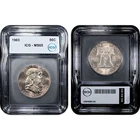 1963 Franklin Half Dollar 50c ICG MS65