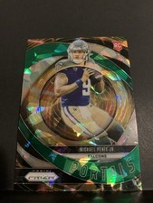 2024 Panini Prizm - Portals Michael Penix Jr. #6 Green Ice Prizm (RC)