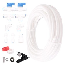 2X(32.8ft Refrigerator Water Line Kit ,1/4inch OD Water Line Kit for Fridge1096