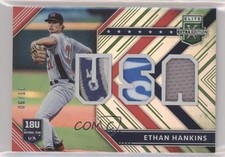 2018 Panini Elite Extra Edition USA Materials Emerald 6/10 Ethan Hankins hg6