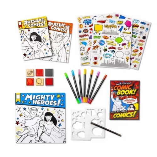 Create-Your-Own Superhero Comic Books Kit - Mondo Llama: DIY Art Kit | eBay