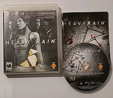 Heavy Rain (Sony PlayStation 3, 2010) Untested 