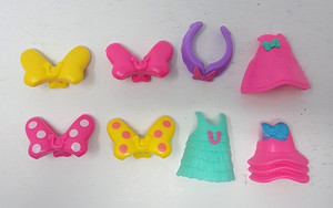 Disney Mattel Minnie Mouse Bowtique Snap N’ Style Accessories Only (In Preowned)