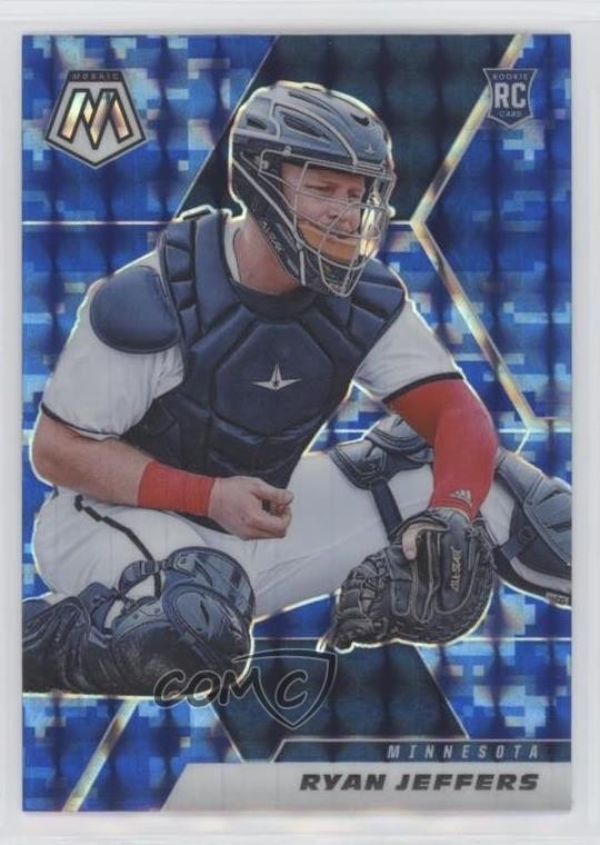2021 Panini Mosaic Blue Camo Prizm Ryan Jeffers #269 Rookie RC 0v6m