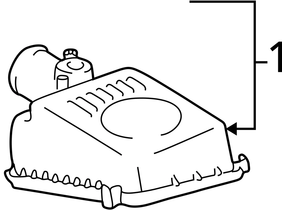 FITS 2003-2005 PONTIAC VIBE COVER A/CL HSG 88969105 -  NEW OEM 88969105 - Image 3 of 3