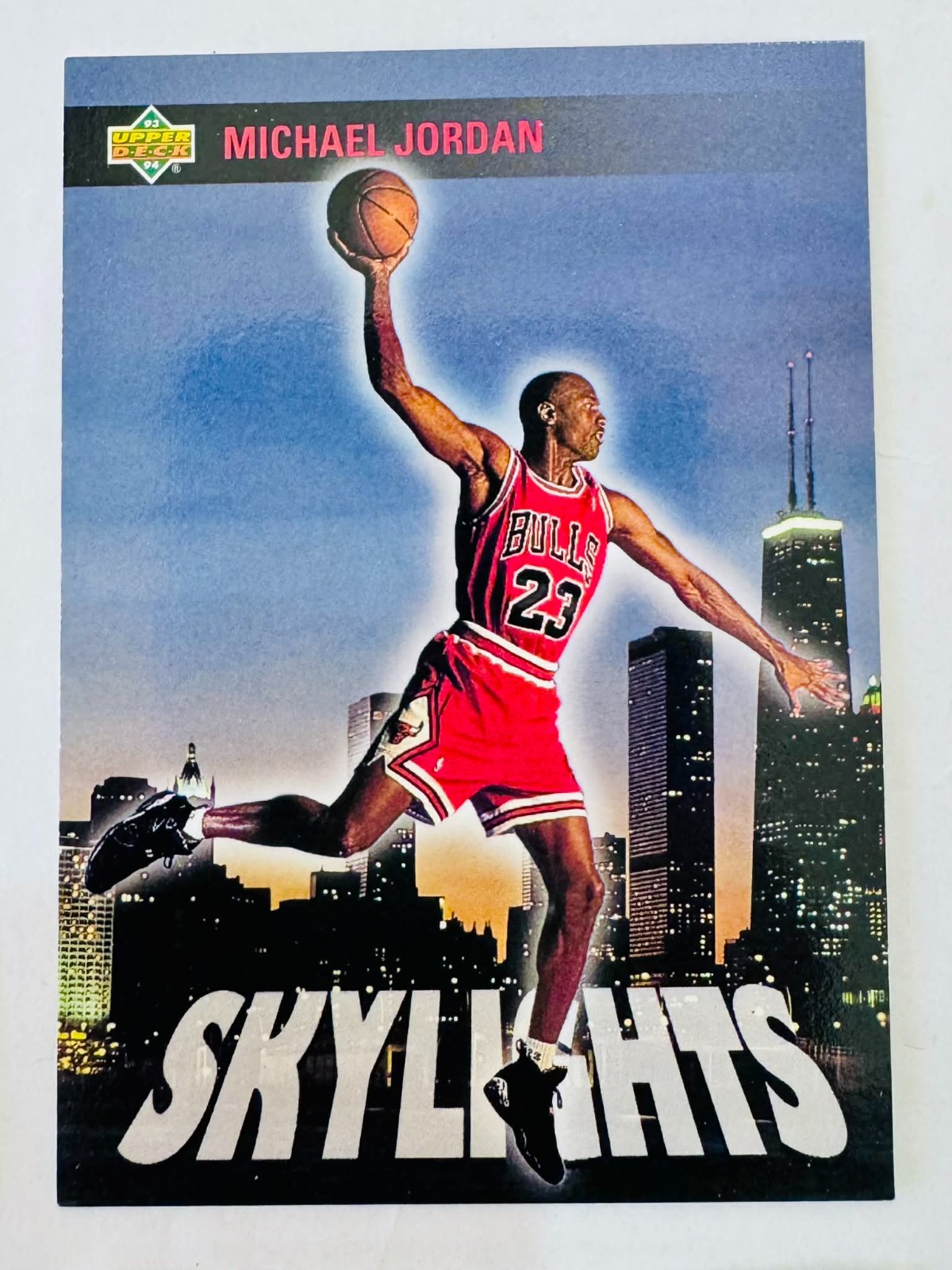 Michael Jordan 1993-94 Upper Deck Skylights Basketball Trading Card