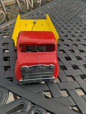 Vintage Structo Pressed Steel Flatbed Tow Truck