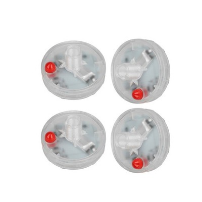 4PCS/Set 15 Lighting Modes Multicolor LED Flashing Car Wheel Tire Valve Cap Lamp