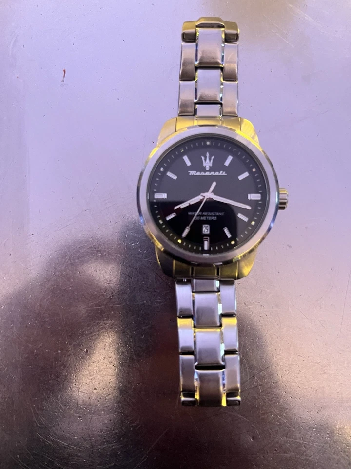 Maserati Competizione 43mm Cassa in Acciaio Inossidabile Cinturino Argento in... - Immagine 3 di 3