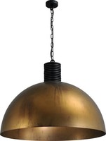 HäNgelampe XXL In Messing Antik Ø80Cm H:54Cm Handarbeit Industrie Pendelleuchte
