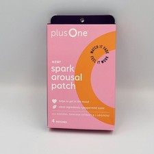 plusOne Spark Arousal Patch 4 Pack Patches Peppermint Scent Plus One