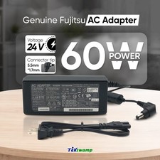 Genuine Fujitsu AC Adapter 24V for fi-7160 fi-7260 Scanner Power Supply