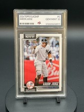 2026 Topps Flagship #1 Aaron Judge - New York Yankees ~ GEM MINT PTA 10🔥