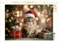 Calvendo Puzzle Weihnachtszauber Auf Samtpfoten | 1000 Teile Lege-GrößE 64 × 48