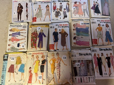 Vtg Sewing Patterns Simplicity Butterick McCall,Style Various Your Choice D2
