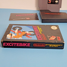 Nintendo NES Excitebike Complete CIB Tested