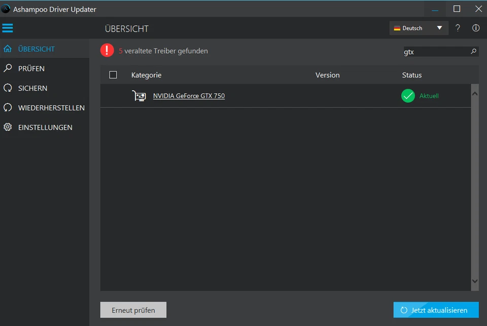 Ashampoo Driver Updater | 3 Windows 10/11 PCs | 1 Jahr | ESD-Key per eMail - Bild 4 von 4