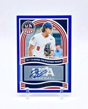 Xavier Neyens #/100 Blue Auto 2024 Panini USA Stars & Stripes RC Autograph Astro
