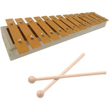 13 Keys Xylophone Cute Glockenspiel Metal Keys Percussion Rhythm Handheld Mus...