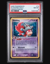 2005 POKEMON EX UNSEEN FORCES #14 SLOWKING-HOLO PSA 8 with Visable SWIRL NM-MT on eBay