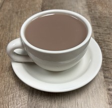 Faux/Fake Tuxton Full Cappuccino Mug Display Prop White New