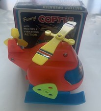 Vintage FUNNY COPTER Battery Operated Toy