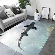 3D Ocean Shark NBC1452 Game Rug Mat Elegant Photo Carpet Mat Fay 2023