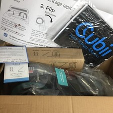 Cubii F3A2 Black Metal Calorie Monitor Cordless Under Desk Manual Elliptical