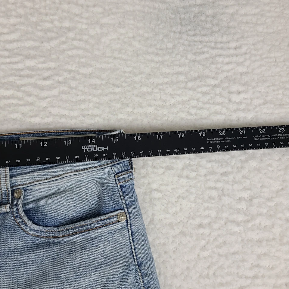 Rag & Bone Jeans Womens 28 Cate Mid Rise Skinny Fray Light Wash Blue - Image 4 of 4