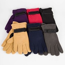Fleece Unisex Winter Gloves Warm Thermal Insulation Lined Soft Fluffy USA Seller