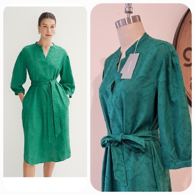 green emerald velvet dress Dynasty | Dark Green Asymmetric-Neck Maxi Dress with Ruched Detailing and Front High-Split