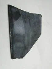 1960s old stock Black Jade Porterville California slab slice for cabbing display